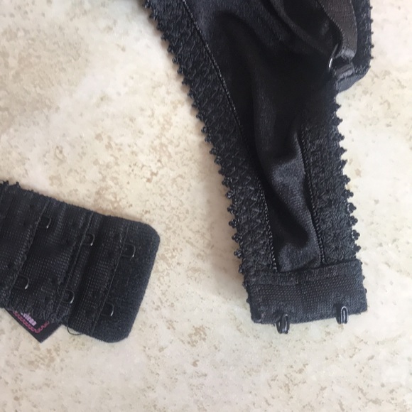 Black and Fuchsia by Secret Lace Black Push-up Bra - Picture 9 of 10